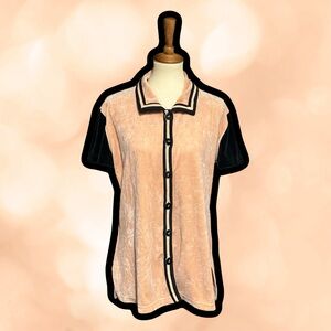 🌈 Lovely Vintage French Designer Velvet Top